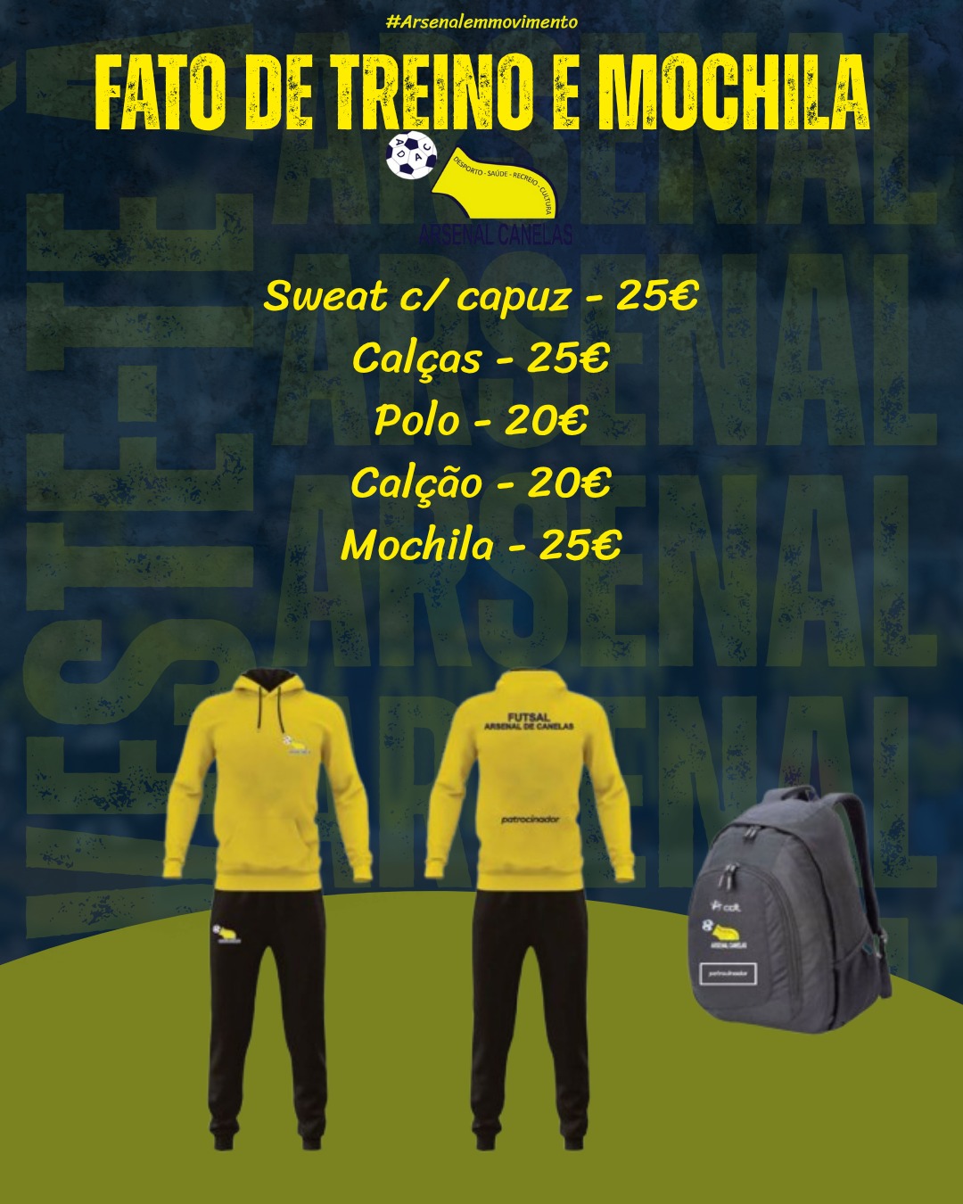 Fato de Treino e Mochila